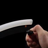 Food Grade Transparent Silicone Rubber Tube Hose Pipe Clear Beer Milk Soft 1M - 12*16mm - Close-Up Angle