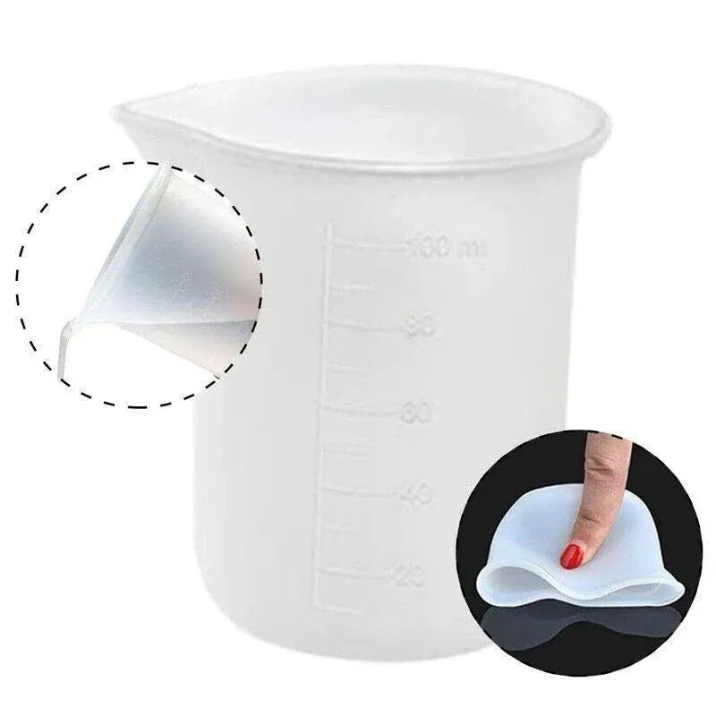 36PCS Silicone Resin Mixing Cups Jewelry Mold Kit for Epoxy UV Craft DIY Casting