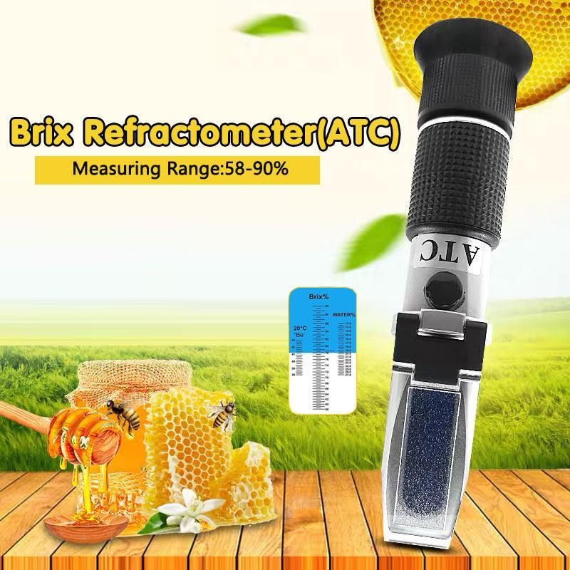 58-90% Honey Refractometer Calibration Refractometer Honey Moisture Meter Au