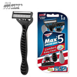36Pcs Max 5 Blades Razor Shaving Shaver Trimmer Comfort Easy Clean Disposable - Extra Image