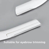 3Pcs Eyebrow Razor Set Facial Hair Remover Dermaplaning Shaving Tool Kit - Clear eyebrow razor*3