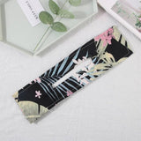 New Deft Bun Knotted Wire Hair Band Print Headband Twist Maker Hair Accessories - Coffee 03 - Extra Image