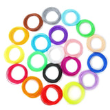 10/20 Colours 5m 1.75mm PLA Refill Filament Consumable for 3D Printer Drawing Pen - Consumables (10M*10Colours) - Top-Down View