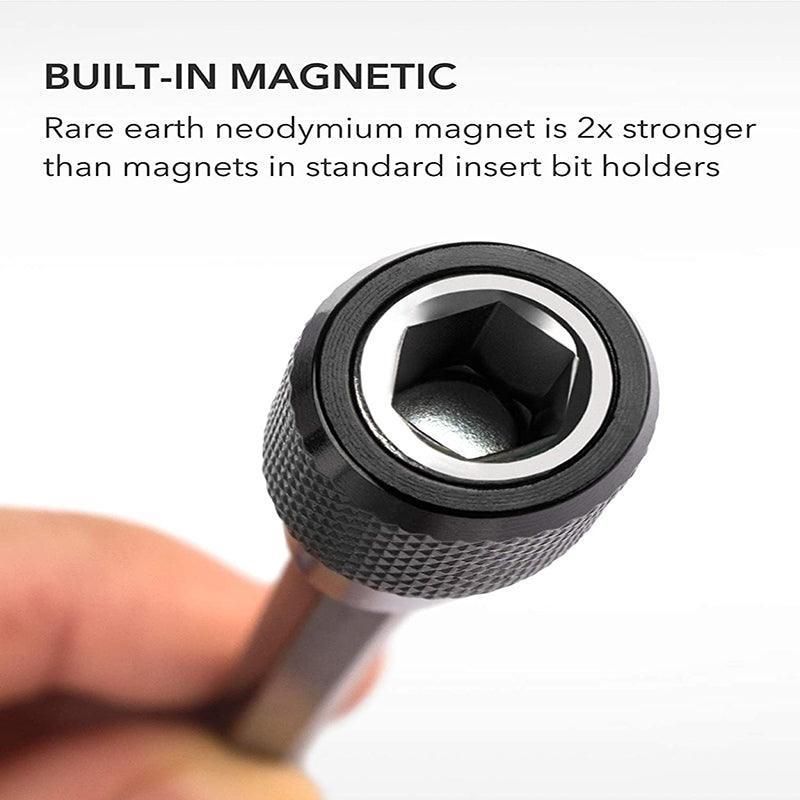 3PCS Screwdriver Bit Extension Set 1/4 Hex Shank Quick Release Drill Adapter Kit