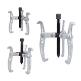 3PCS Bearing Gear Hub Puller Remover Tool Drop Forged Reversible Jaws Separator - Front View