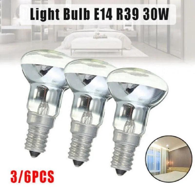 E14 R39 30W Light Bulb for Lava Lamps Screw In Spotlight 240V 3 or 6PCS - 3PCS