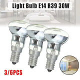 E14 R39 30W Light Bulb for Lava Lamps Screw In Spotlight 240V 3 or 6PCS - 3PCS