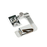3Pcs Wide Rolled Hem Hemmer Foot For Domestic Sewing Machines Snap On Presser Au - Top-Down View