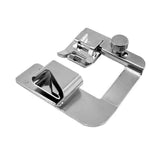 3Pcs Wide Rolled Hem Hemmer Foot For Domestic Sewing Machines Snap On Presser Au - Rear View