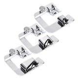 3Pcs Wide Rolled Hem Hemmer Foot For Domestic Sewing Machines Snap On Presser Au