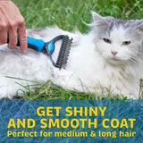 Dog Pet Cat Grooming Comb Brush Undercoat Rake Dematting Deshedding Trimmer Tool