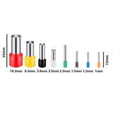 40PCS Mini Round Polymer Clay Cutters Stainless Steel Cookie Fondant Tool Set - Side View