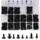 415Pcs Car Body Push Retainer Pin Rivet Trim Plastic Clips Panel Moulding Kit