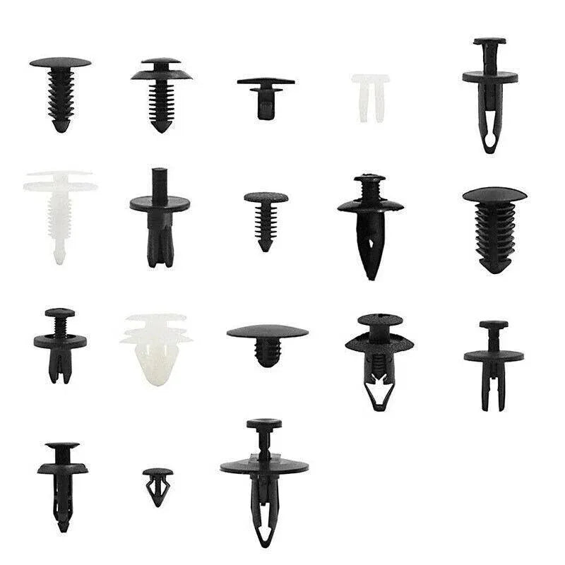 415Pcs Car Body Push Retainer Pin Rivet Trim Plastic Clips Panel Moulding Kit