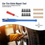 43Pcs Car Tyre Valve Tool Stem Puller Base Quick Remover Tire Repair Installer
