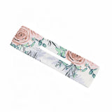 New Deft Bun Knotted Wire Hair Band Print Headband Twist Maker Hair Accessories - White 04