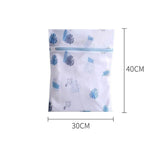 4Pcs Cute Delicates Wash Bag Laundry Lingerie Bra Washing Pack Set Clothes Case - Blue