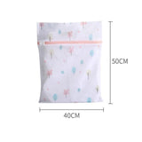 4Pcs Cute Delicates Wash Bag Laundry Lingerie Bra Washing Pack Set Clothes Case - Blue
