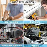 500x M3/M4/M5 Stainless Steel Hex Socket Button Head Bolts Screws Nuts Kit - 45-Degree Angle