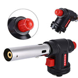 Butane Gas Torch Blow Lighter Flame Burner for Welding BBQ Kitchen Baking - 45-Degree Angle