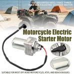 Motorcycle Electric Starter Motor 50CC-110CC Dirt Bike ATV Scooter Replacement