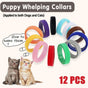 12 Colour Soft ID Collars for Puppies and Kittens Adjustable Pet Identifier Bands