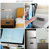 Phone Holder Mount Dashboard Stand for Car Mobile Smartphone Mini Size Grip Pad - Silver -1 Unit - Side View