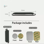 Phone Holder Mount Dashboard Stand for Car Mobile Smartphone Mini Size Grip Pad - Silver -1 Unit