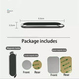 Phone Holder Mount Dashboard Stand for Car Mobile Smartphone Mini Size Grip Pad - Silver -1 Unit - 45-Degree Angle