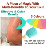 5 Pcs Towel Exfoliating Bath Washcloth Viscose Scrub Mitten Towel - 5 Colours