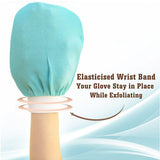 5 Pcs Towel Exfoliating Bath Washcloth Viscose Scrub Mitten Towel - 5 Colours