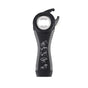 Multi 5 In 1 Manual Cap Kitchen Tool Jar Twist Off Lid Bottle Can Opener Gadget - Black