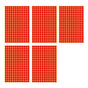 8/13/25/50mm Colour Sticker Dots Adhesive Round Labels Circular Scrapbooking Red - 8mm 260 Dots - 5 Sheets
