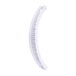 5X Hair Ponytail Holder Banana Clips Plastic Black Claw Comb Clip Multipurpose - White