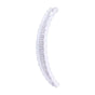 5X Hair Ponytail Holder Banana Clips Plastic Black Claw Comb Clip Multipurpose - White