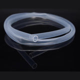 Food Grade Transparent Silicone Rubber Tube Hose Pipe Clear Beer Milk Soft 1M - 4*6mm - Side View