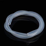 Food Grade Transparent Silicone Rubber Tube Hose Pipe Clear Beer Milk Soft 1M - 4*6mm - Top-Down View