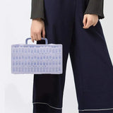 New 64 Grid Diamond Painting Storage Box Art Nail Bead Accessories Case Kit - Close-Up Angle