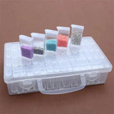 New 64 Grid Diamond Painting Storage Box Art Nail Bead Accessories Case Kit - Extra Image