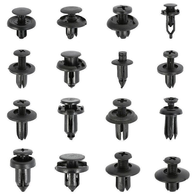 651Pcs Car Trim Body Clips Kit Rivet Retainer Door Panel Bumper Plastic Fastener