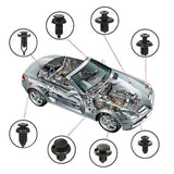 651Pcs Car Trim Body Clips Kit Rivet Retainer Door Panel Bumper Plastic Fastener - Low Angle