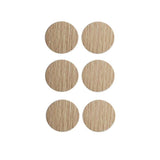 54 X Self Adhesive Decorative Screw Cover Caps Holes Cams Furniture Kitchen 20mm - PC 155 - Close-Up Angle