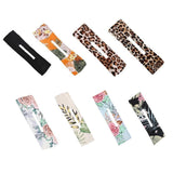 New Deft Bun Knotted Wire Hair Band Print Headband Twist Maker Hair Accessories - Yellow 06