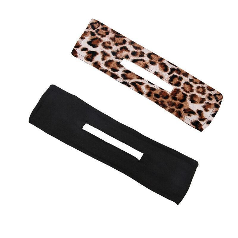 New Deft Bun Knotted Wire Hair Band Print Headband Twist Maker Hair Accessories - Yellow 06