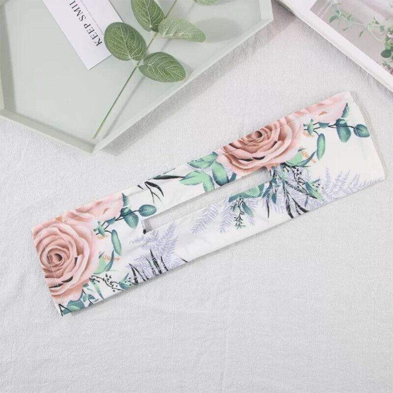 New Deft Bun Knotted Wire Hair Band Print Headband Twist Maker Hair Accessories - Yellow 06
