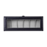 6 Grids Leather Watch Box Case Display Organizer Collection Storage Holder - Extra Image