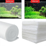6M Aquarium Filter Foam Fish Tank Pond Sump Filter Cotton Fine Media Sponge Pad - Top-Down View