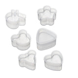 6X Onigiri Mold Sushi Rolls Rice Ball Bento Press Maker Mould Diy Kitchen Tools - Front View