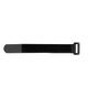 Magic Cable Ties Reusable Winder Coded Organiser Cords Hook Loop Black - 20*200mm  10PCS