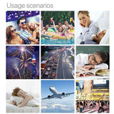12PCS Silicone Moldable Ear Plugs Noise Cancelling Waterproof Reusable Set - Side View